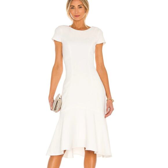 Amanda Uprichard Evalina Dress in Ivory NWT Size XS - Picture 1 of 2
